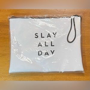 MILLY Slay All Day ZIP POUCH Water Resistant Beach Bag FabFitFun BRAND NEW
